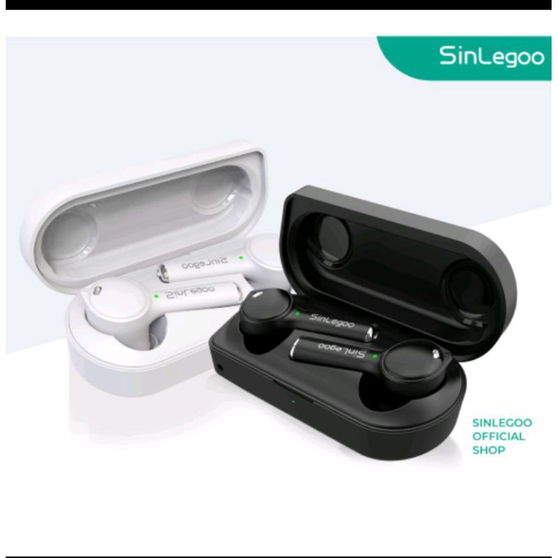 Sinlegoo W2 Earbuds Earphone TWS Bluetooth 5.0 Touch Control Waterproof In Ear