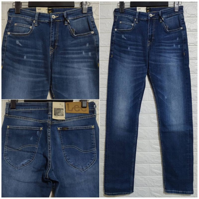Lee Jeans 724 Zed Lycra Slim Regular Med Blue