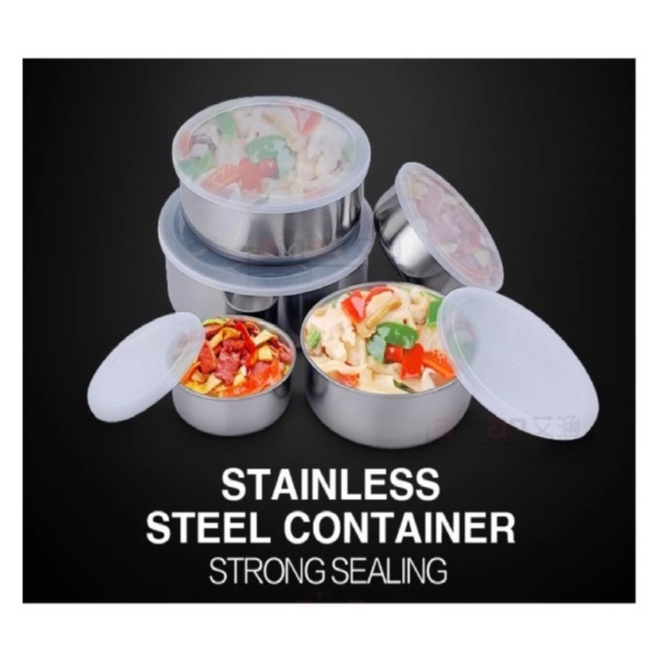 Fresh box Rantang 5 susun stainless steel / mixing bowl stainless