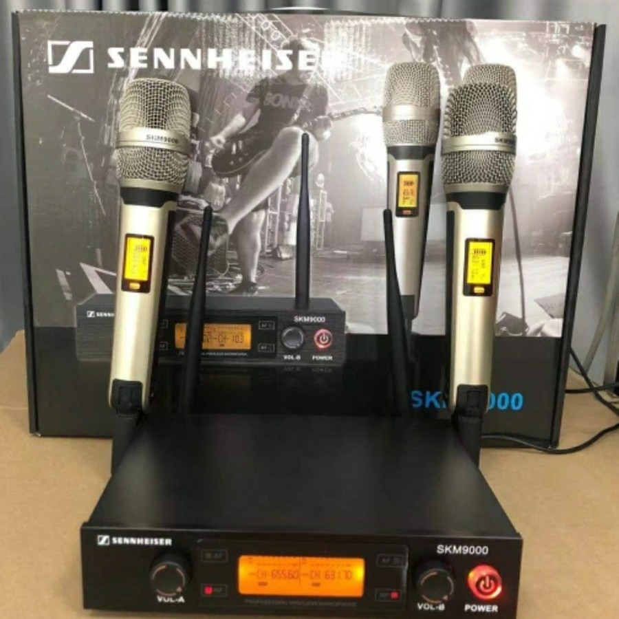 Mic Microphone Mikrofon Wireless Sennheiser SKM 9000 SKM9000 Handheld