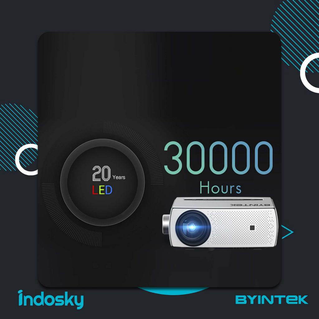 [GARANSI 1 TAHUN] PROYEKTOR K18 FULL HD BYINTEK PRODUK ORIGINAL | 100% ORIGINAL | PROJECTOR PORTABLE | Pusat Proyektor Indonesia