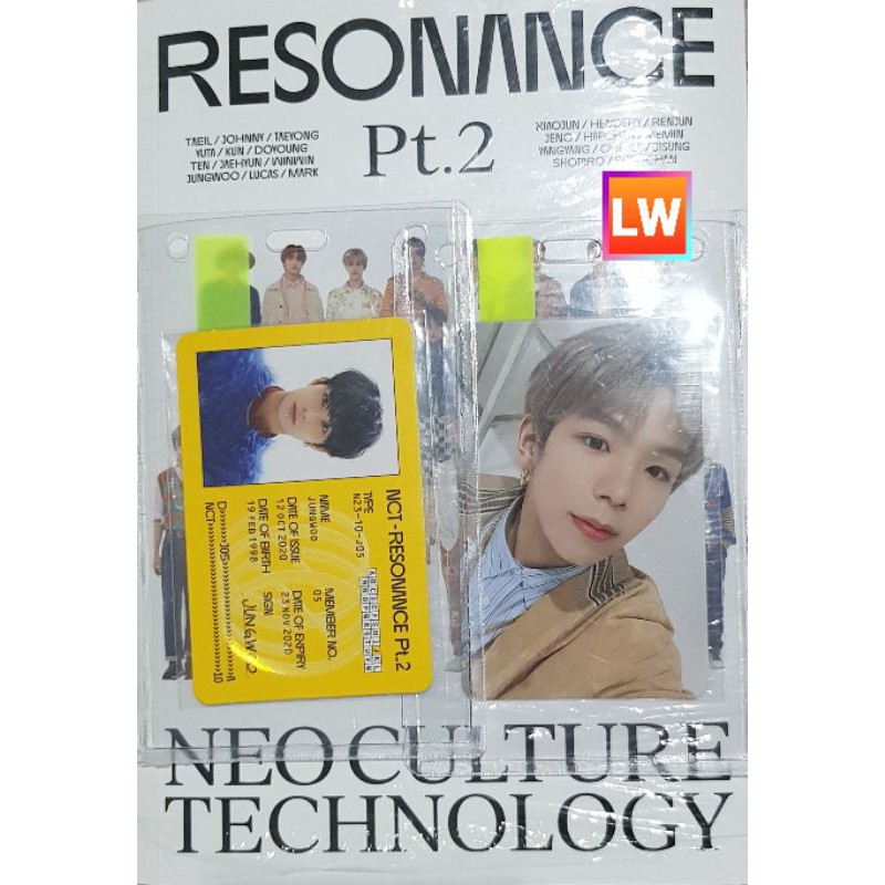 [Official] NCT Photocard / ID Card RESONANCE Pt.2 Departure Ver.