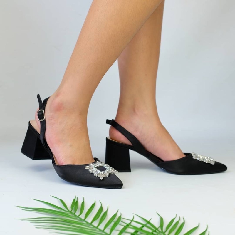 [7.7 Boombastis Sale⚡] - SEPATU WANITA PESTA PLATFORM HIGH HEELS ZS457 PREMIUM IMPORT