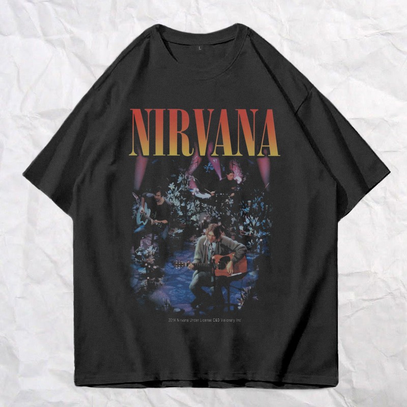 NIRVANA UNPLUGGED IN NEWYORK T-SHIRT VINTAGE OVERSIZE