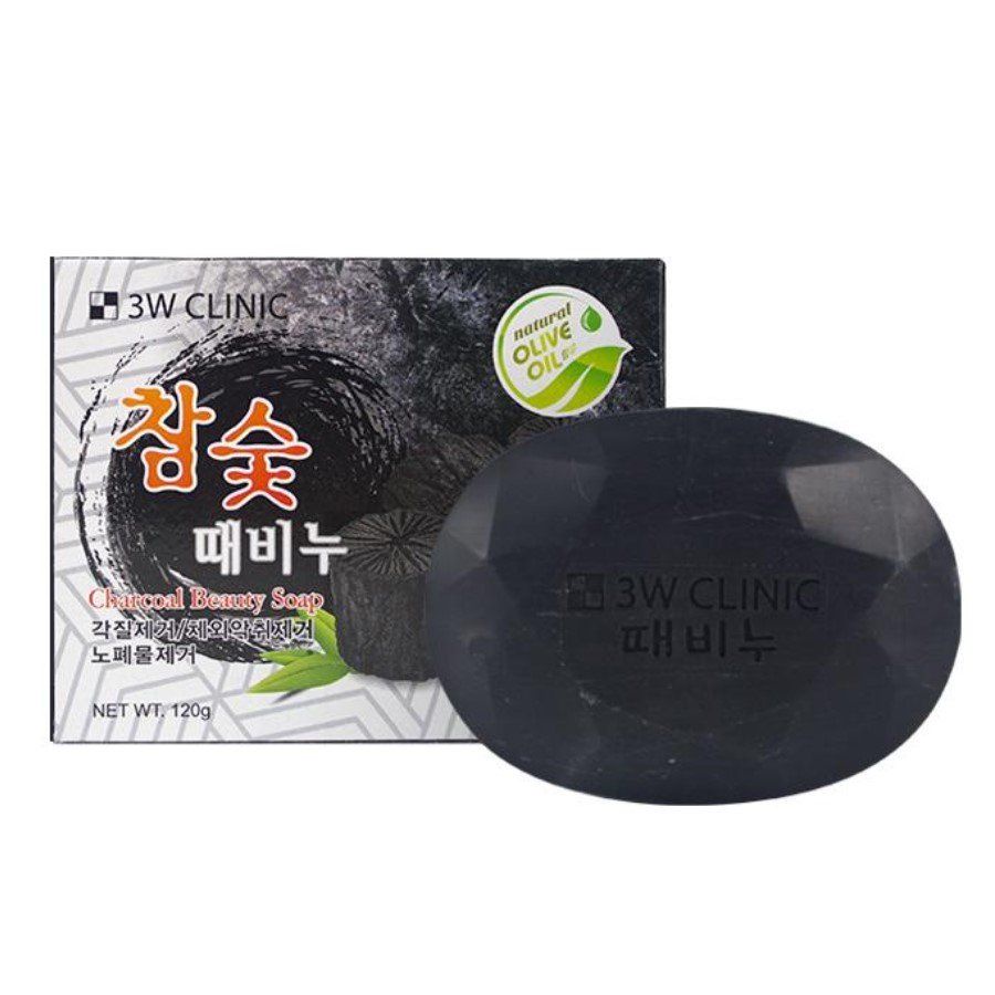 3w clinic Charcoal Beauty Soap 102g