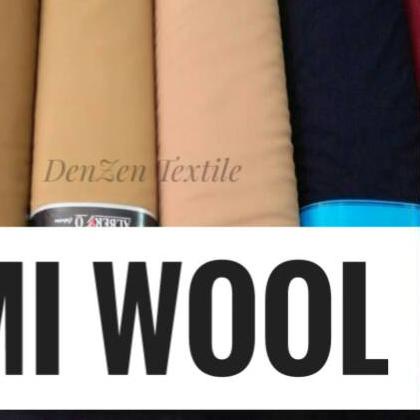 GROSIR - Kain Semi Wool Meteran / Bahan Jass Safari Dinas PDH Formal Kantor dll