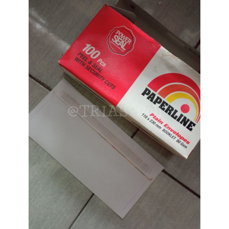 

Amplop Panjang dengan lem