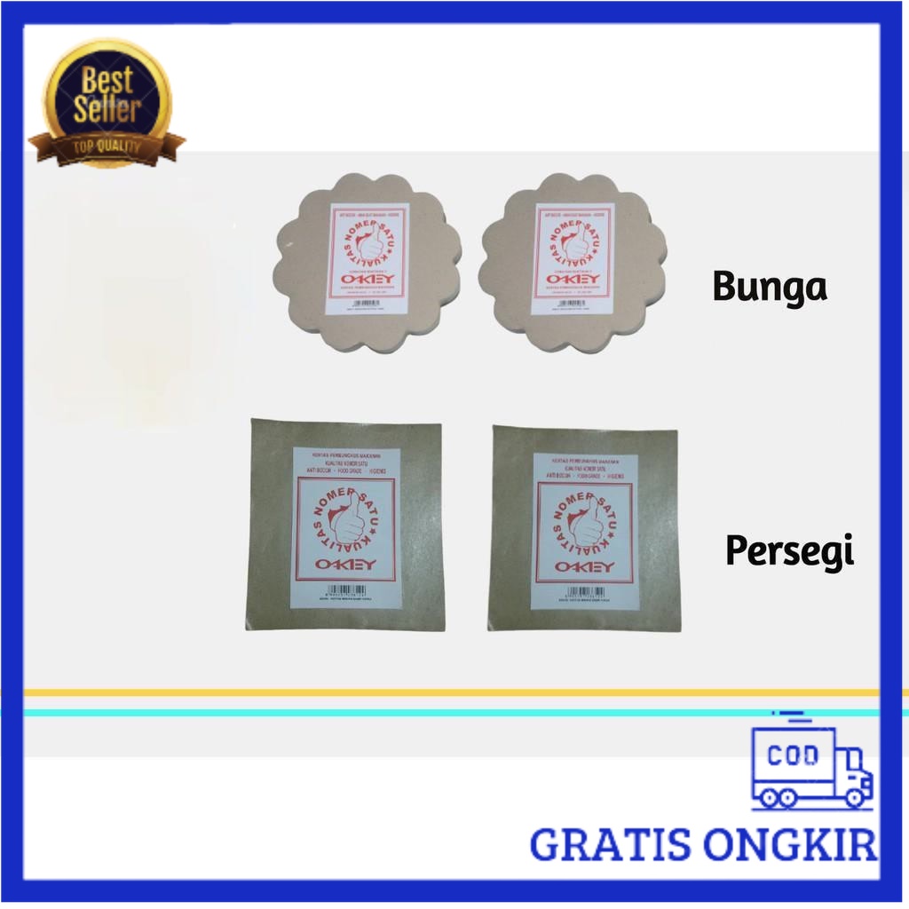 

KERTAS NASI / KERTAS MINYAK SAMIR (Perpack) -Terlengkap-Termurah-Berkualitas