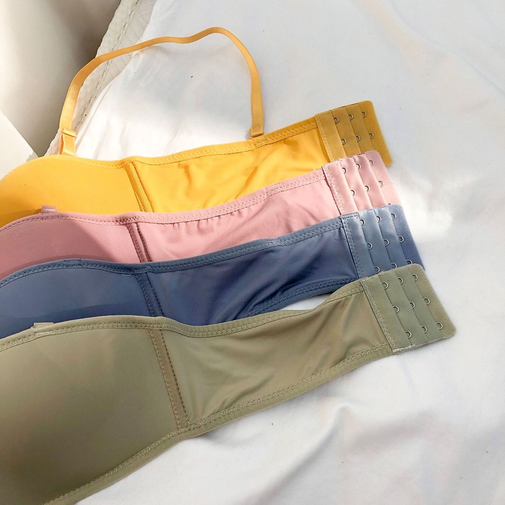 [ LINGERIE MASTER ] - (B-28) Half cup Hot sale Bra Model Seamless Tanpa Kawat Seamless-5