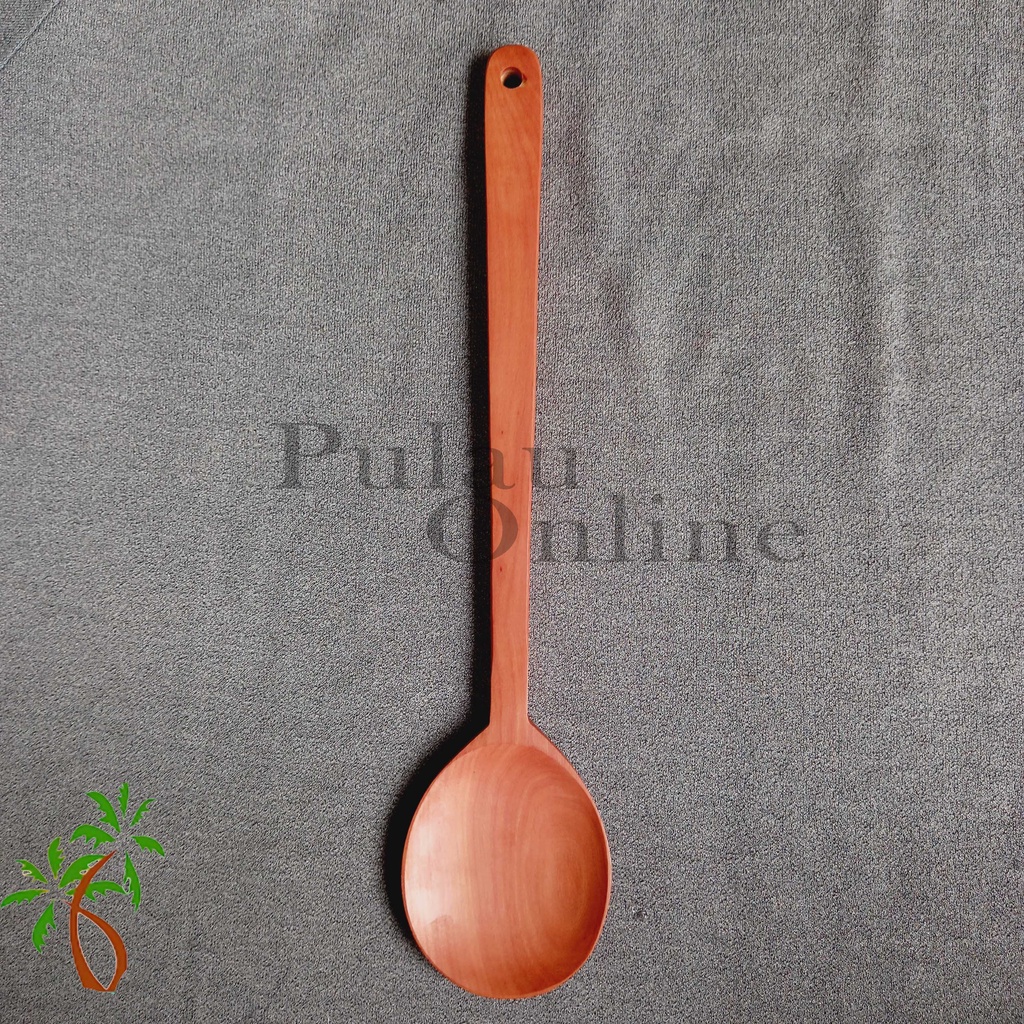 Spatula Kayu Sawo Panjang 33 CM  - Spatula Kayu Set (Isi 5) - Sutil Kayu Aneka Sutil - Set isi 5