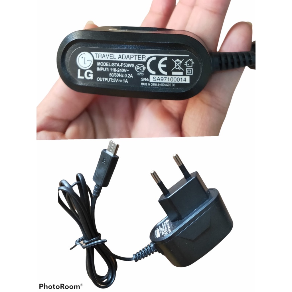 Charger LG KG-800 Colokan Gepeng LG Original