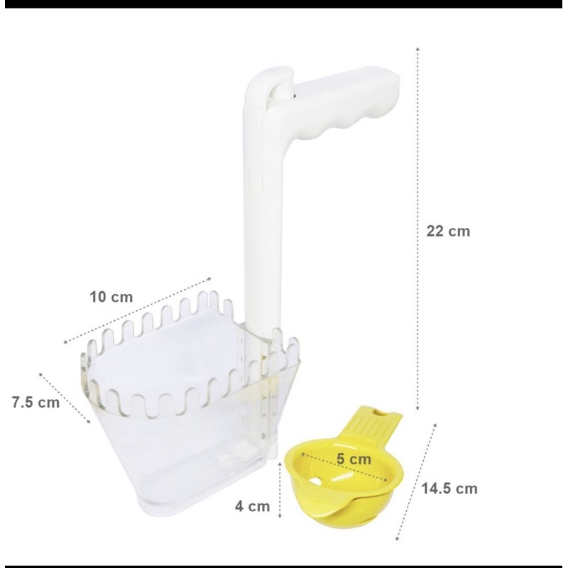 PEMISAH KUNING &amp; PUTIH TELOR / SKINNY DIPPER WITH EGG SEPARATOR BY PALICO