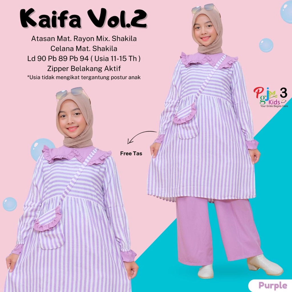 BAJU SETELAN TUNIK KOTAK ANAK REMAJA MUSLIM PEREMPUAN TANGGUNG CANTIK TERBARU