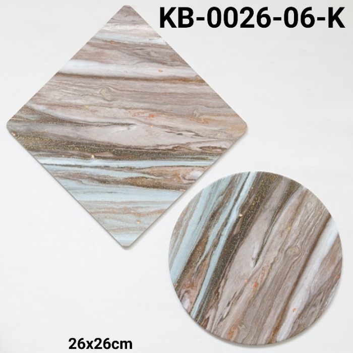 

GR-KB-0026-06 GROUP 2 CAKE BOARD TATAKAN KUE KOTAK BULAT 26CM MARMER PROMO TERBARU