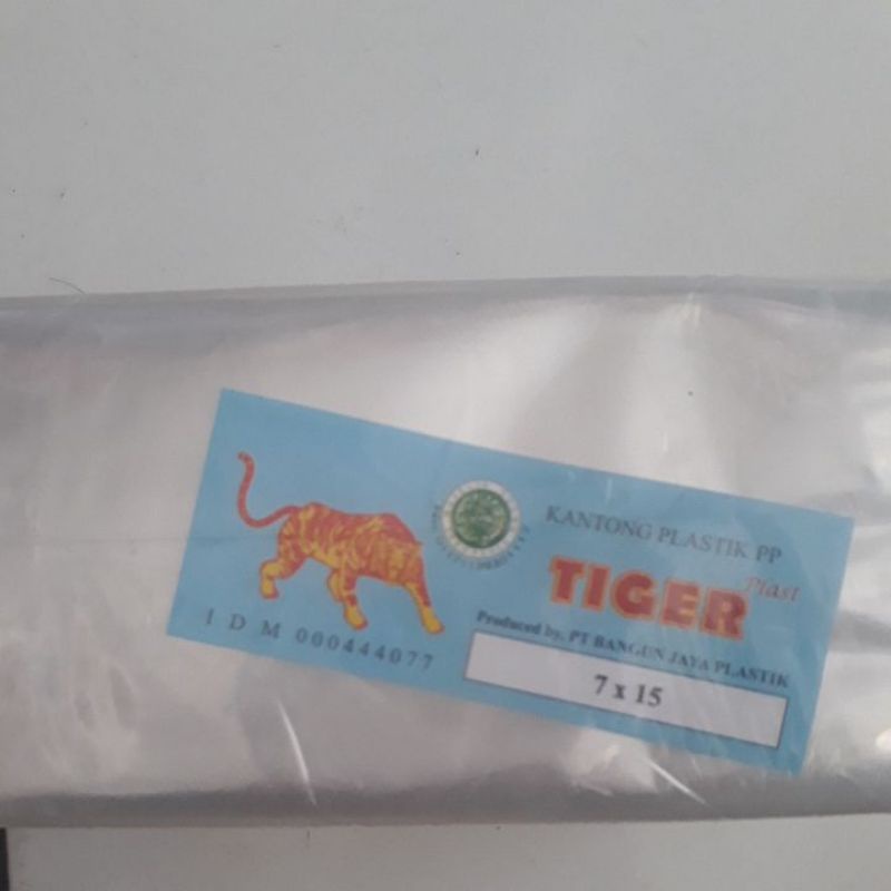 plastik pp tiger 7x15