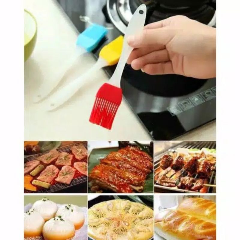 Kuas Silikon Roti Silicone Silicon Cake barbecue Mentega Food