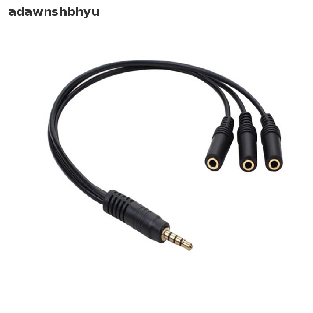 Adawnshbhyu Aux Multi Headphone Earphone Audio Splitter Adapter 3.5mm Jack HUB Spliter Kabel