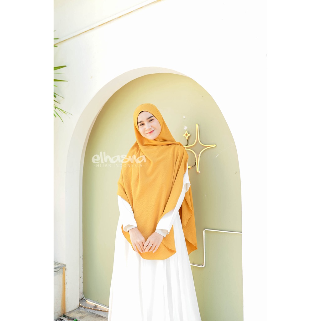 BERGO YUMMI (NON PAD) /BISA COD/BERGO/RAYON CRINKLE/ PROMO/ JILBAB INSTAN /HIJAB / KHIMAR/ HIJAB SYA