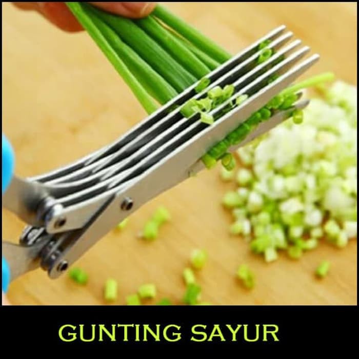 

Gunting Sayur Masak 5 Lapis Praktis/ gunting dapur/ gunting serbaguna