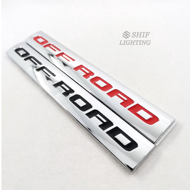 1pc Stiker Emblem Logo Off Road Bahan Metal Untuk Dekorasi Samping/Belakang Mobil