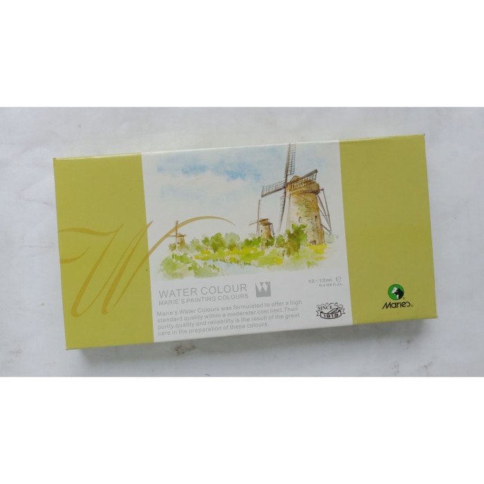 

Cat Air Maries 12 warna 12ml / Cat Air 12ml / Maries Water Colour 12 colour / 12ml