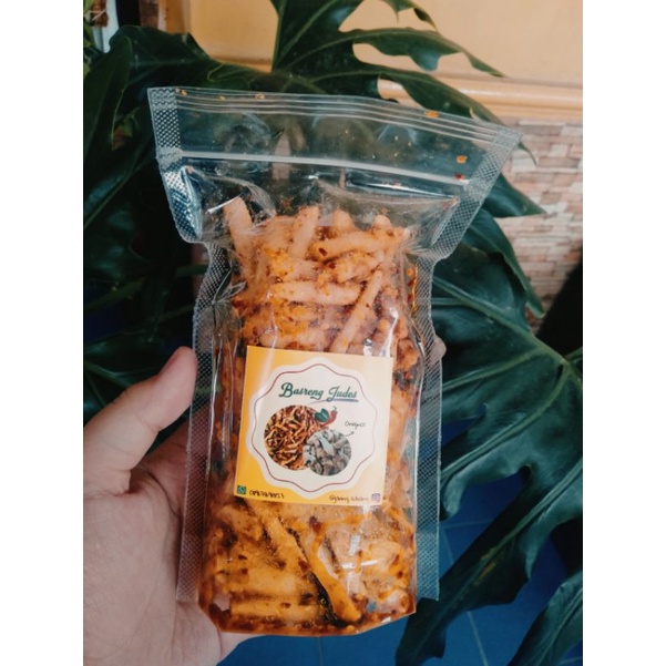 

Basreng Judes Pedas Daun Jeruk dan Original 140g