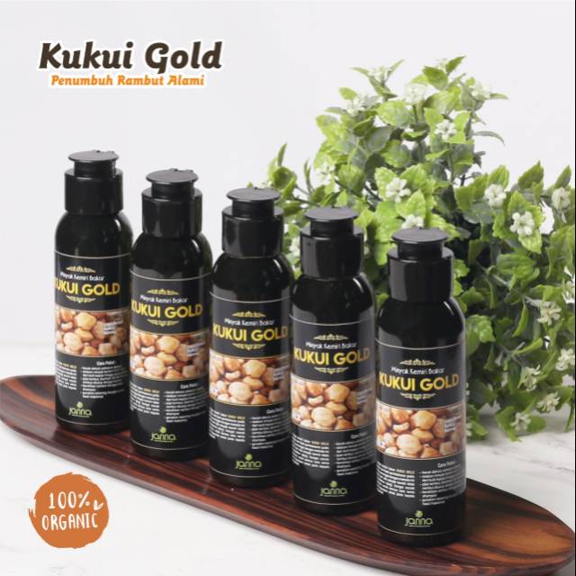 Minyak kemiri bakar kukui gold