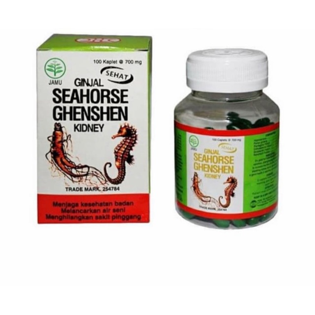 Seahorse ghensen 100 tablet ( melancarkan buang air kecil )