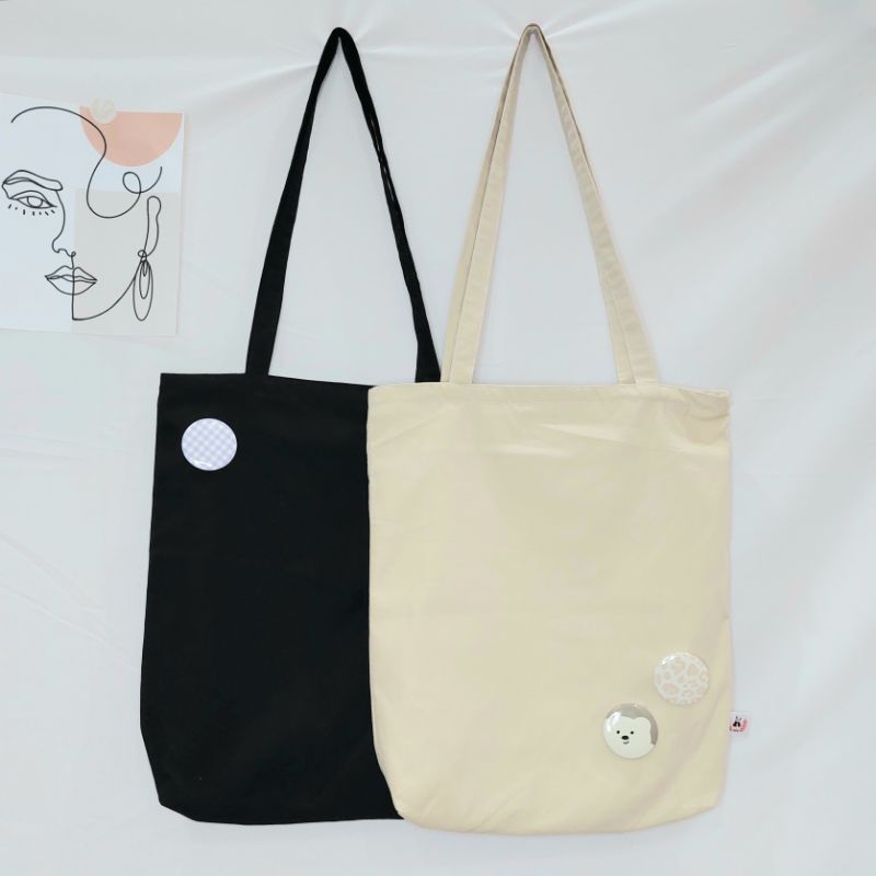 Simply Totebag Baby Kanvas Polos Unisex