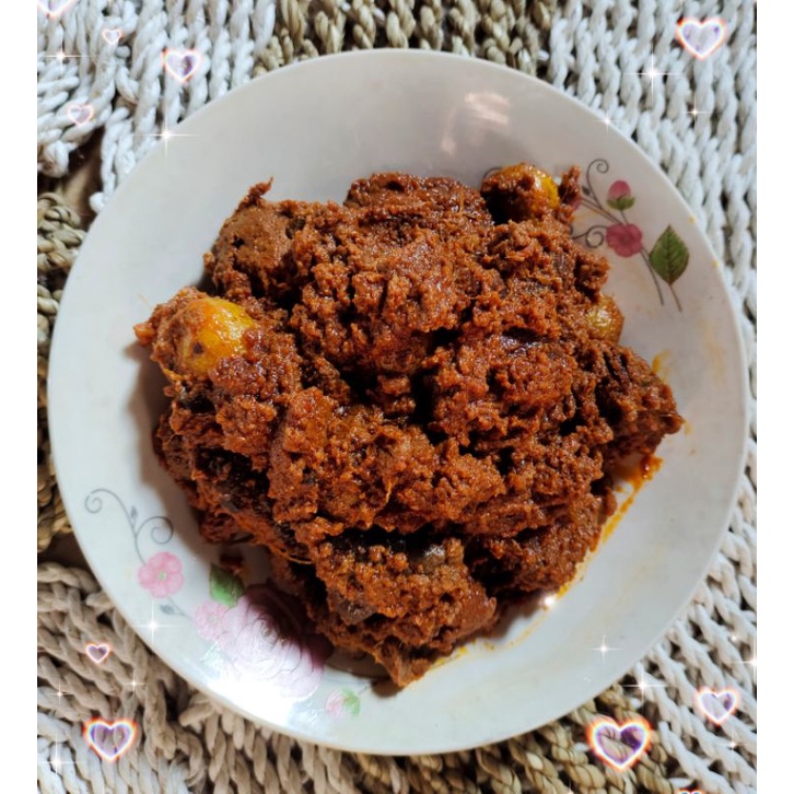

rendang daging khas masakn padang