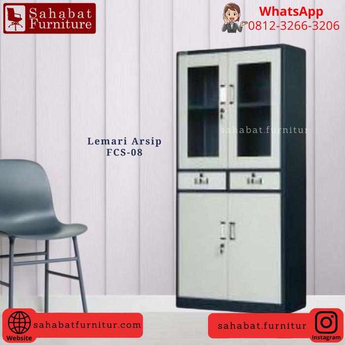 

Lemari Arsip File Kantor Sliding Door Besi Filling Cabinet FCS-08 Best Seller