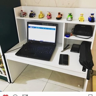 NAFI FURNITURE Best Mini Desk Meja  Belajar  dan Rak 