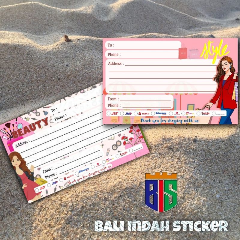 

(50 pcs) Stiker pengiriman olshop-label pengiriman murah-stiker label pengiriman