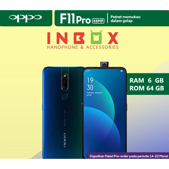 Oppo F11 Pro - RAM 6GB ROM 64GB