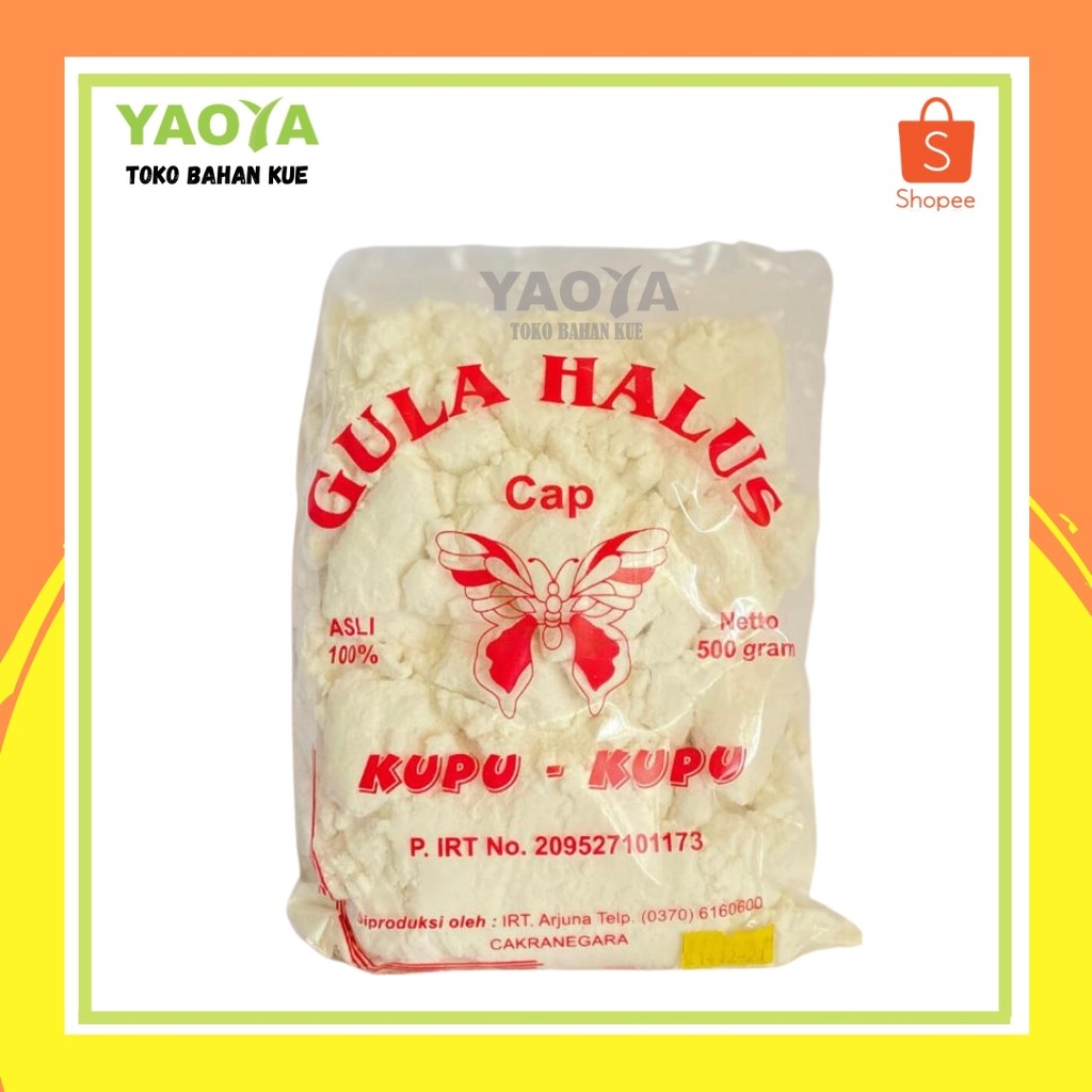 

KUPU KUPU GULA HALUS 500G