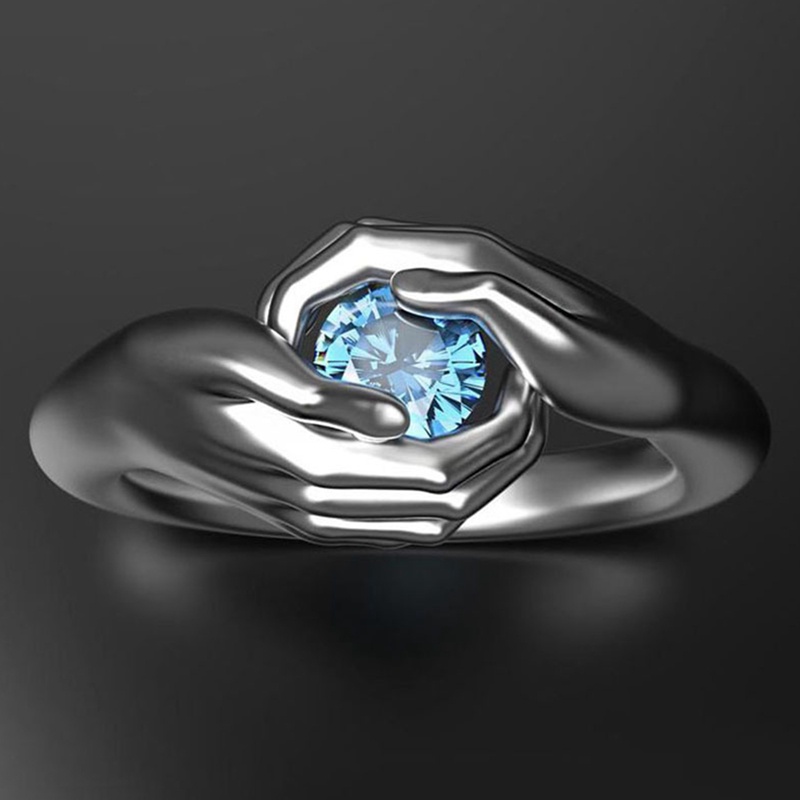 Cincin Kristal Desain Love Forever Untuk Pria Dan Wanita