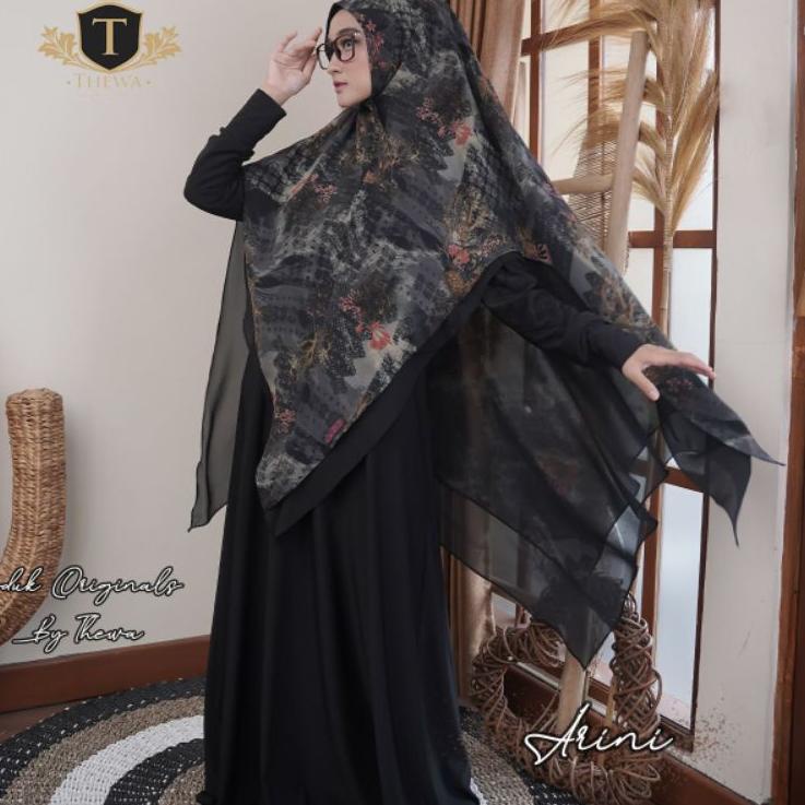 ✩ Thewa//khimar Arini motif ori Thewa ↭