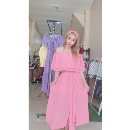 SASHANAOMI BOUTIQUE/Sosiola Korean  dress PINK