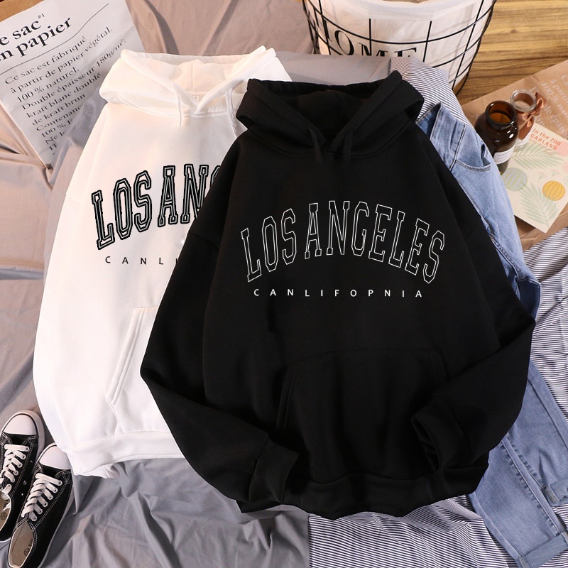 Hoodie Hodie Los Angeles California jumbo bigsize pria wanita ukuran m l xl xxl xxxl xxxxl xxxxxl