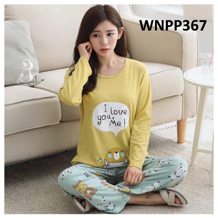 BAJU TIDUR PIYAMA WANITA CEWEK IMPORT MURAH BAGUS