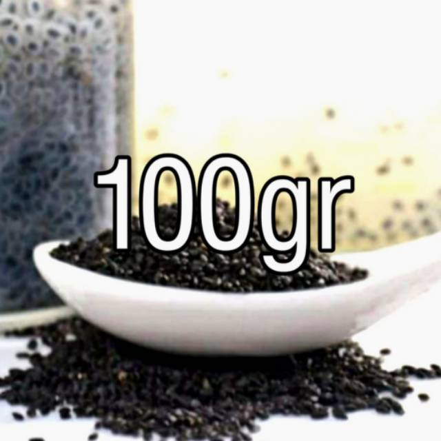 biji selasih - basil seed 100gr