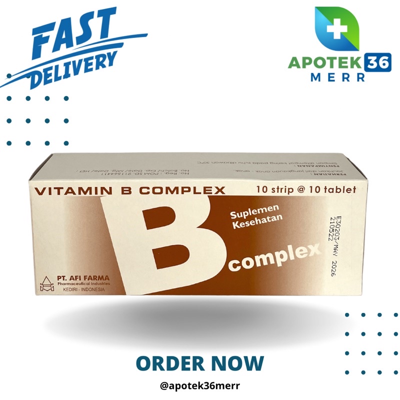 VITAMIN B COMPLEX B1 B2 B6