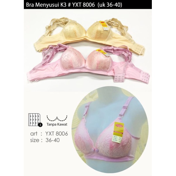 Bra Menyusui Premium Busa Nursing Bra  36 - 40