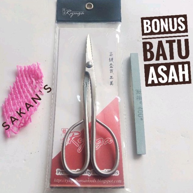 Peralatan bonsai dan berkebun,Gunting Bonsai, Gunting Ryuga Stenlis, RS 02