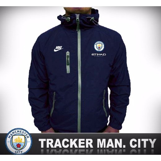 SPECIAL Jaket Tracker Manchester City Navy Windbreaker Parasut PALING MURAH