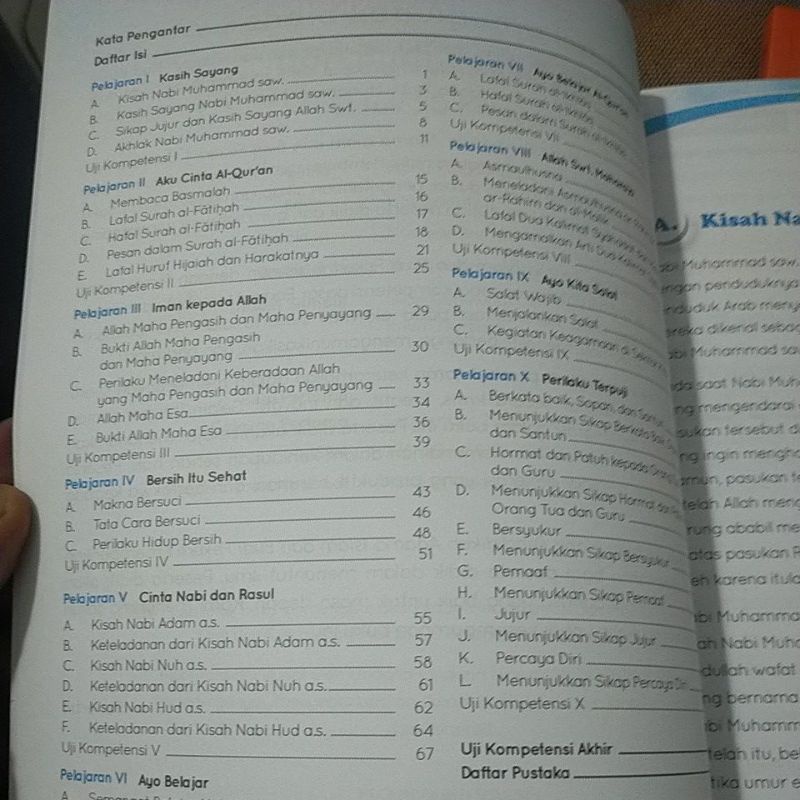 ORI buku mahir pendidikan agama Islam Dan Budi pekerti k13 kelas 1 penerbit Quadra