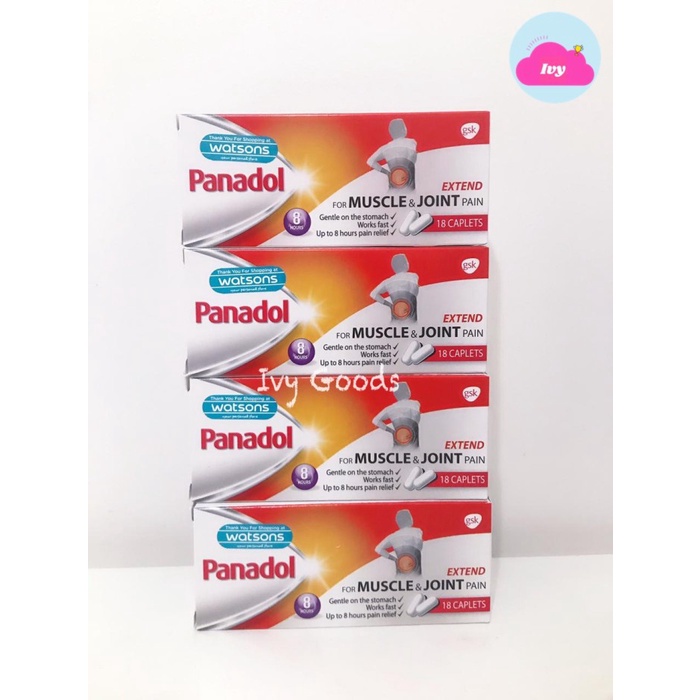 Panadol Extend Singapore For Muscle & Joint Pain 18 Tablets