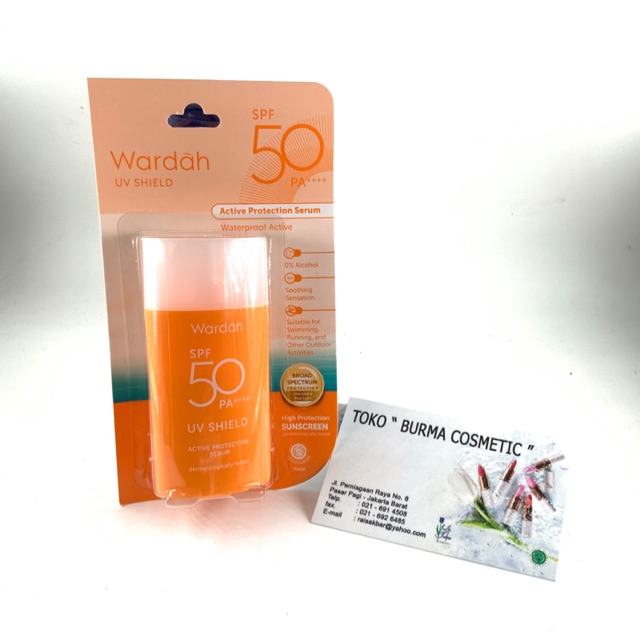 WARDAH UV SHIELD ACTIVE PROTECTION SERUM SPF 50 35 ML