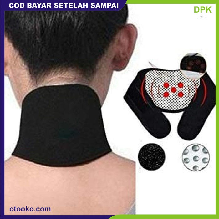 Pemanas Penghangat Terapi Pemijat Leher neck Magnetic Tcare Tourmaline