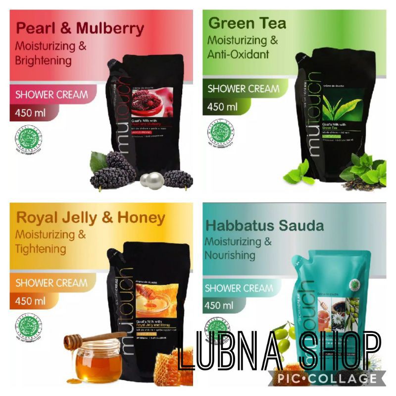 Mutouch Shower Cream 450ml (Sabun Mandi)